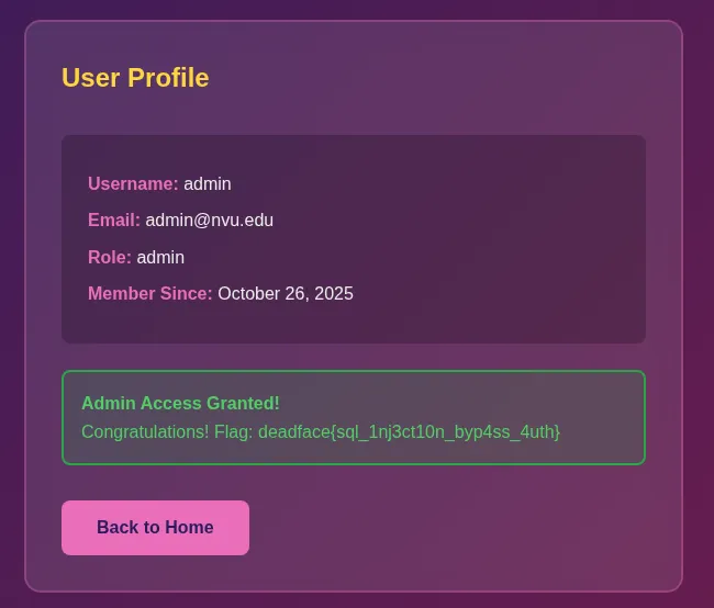 Access Granted flag