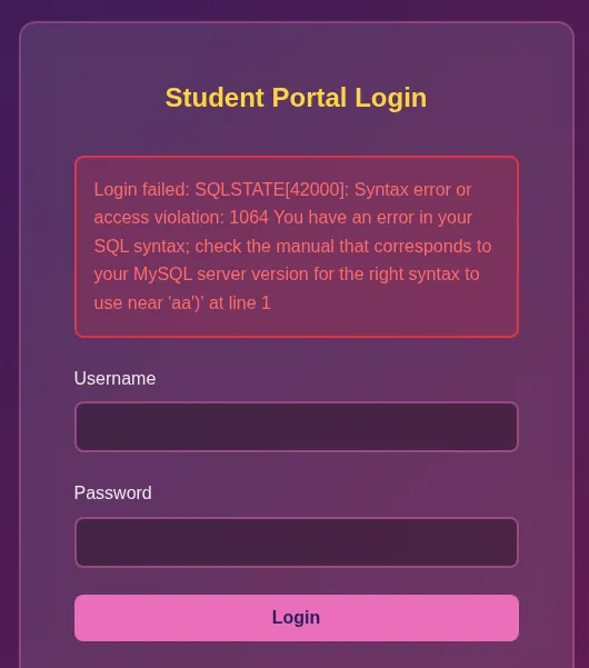 Access Granted sqli