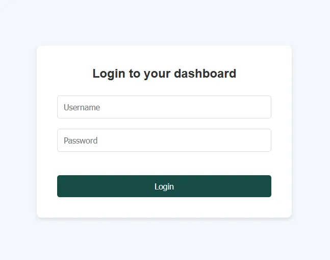 Login Page